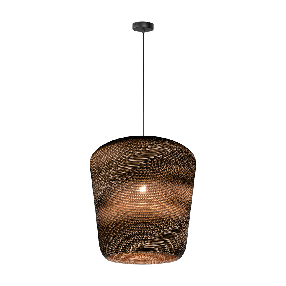 Carta Moody 1-Light Pendant - Natural Black
