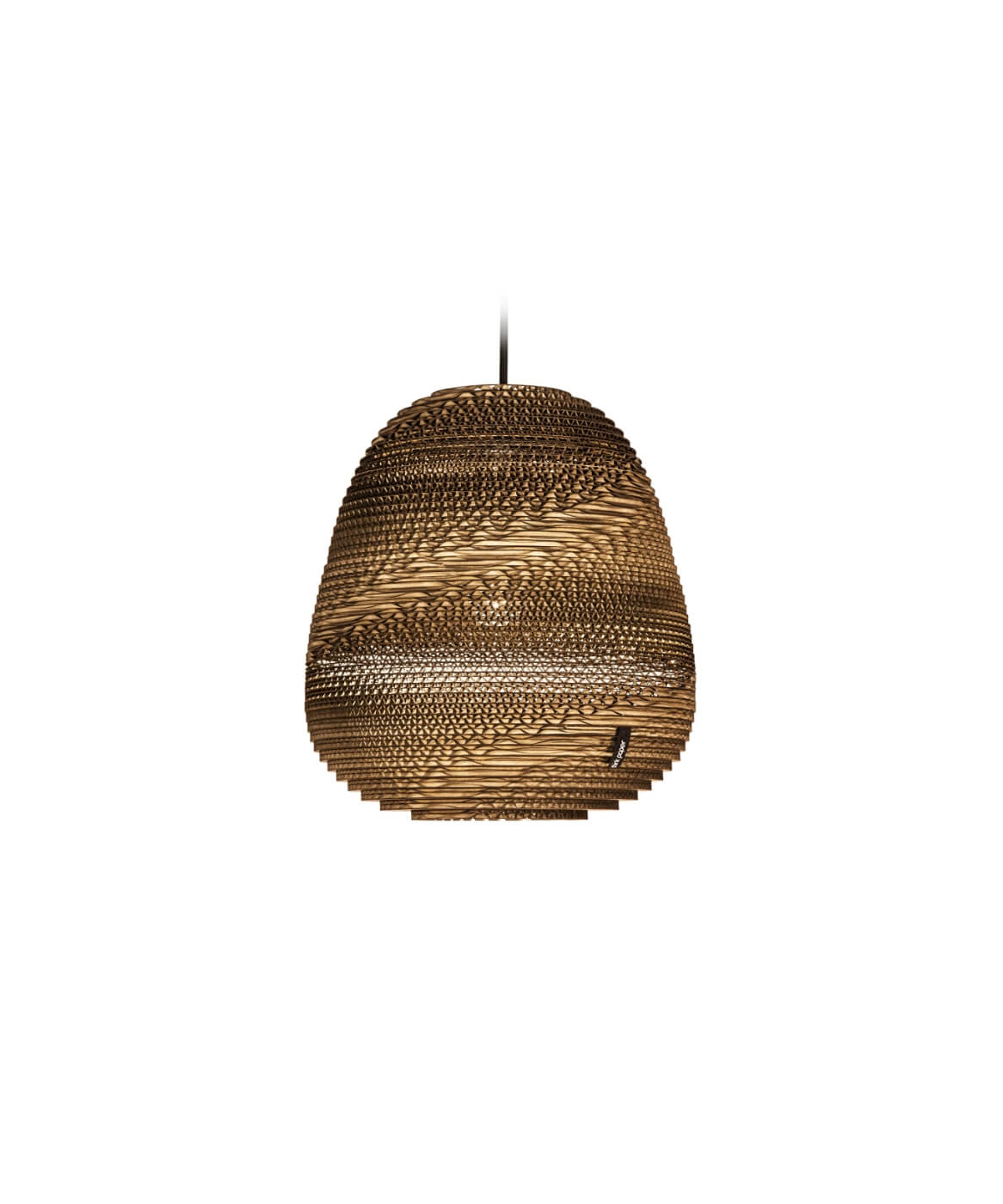 Binky Pendant - Natural Kraft