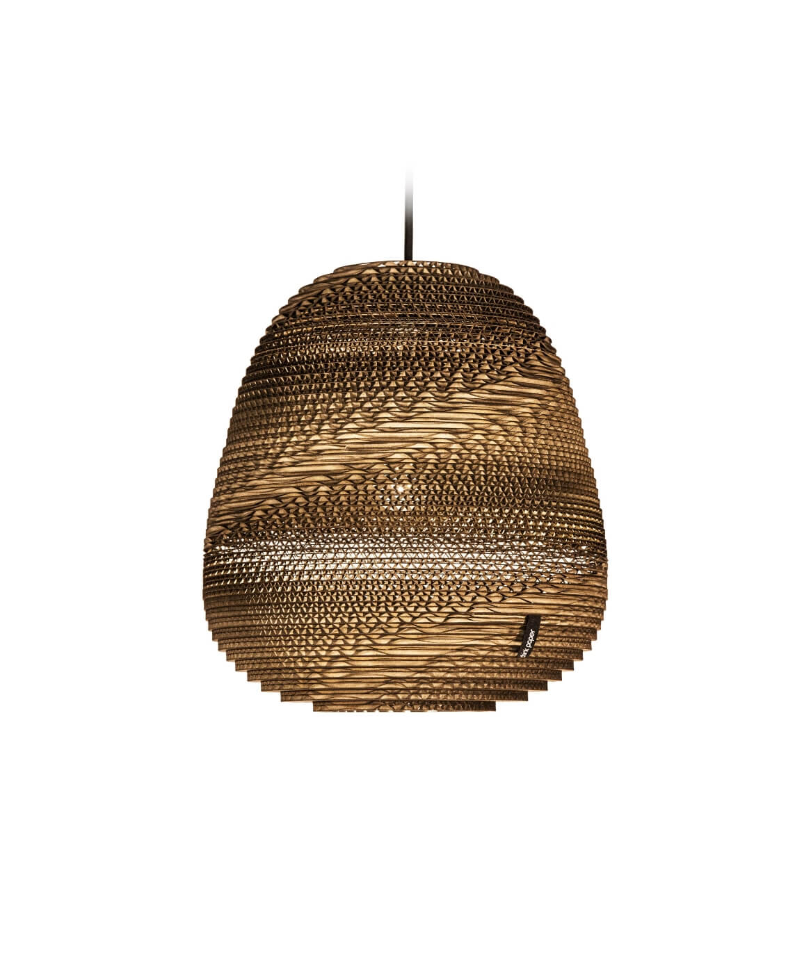 Binky Pendant - Natural Kraft