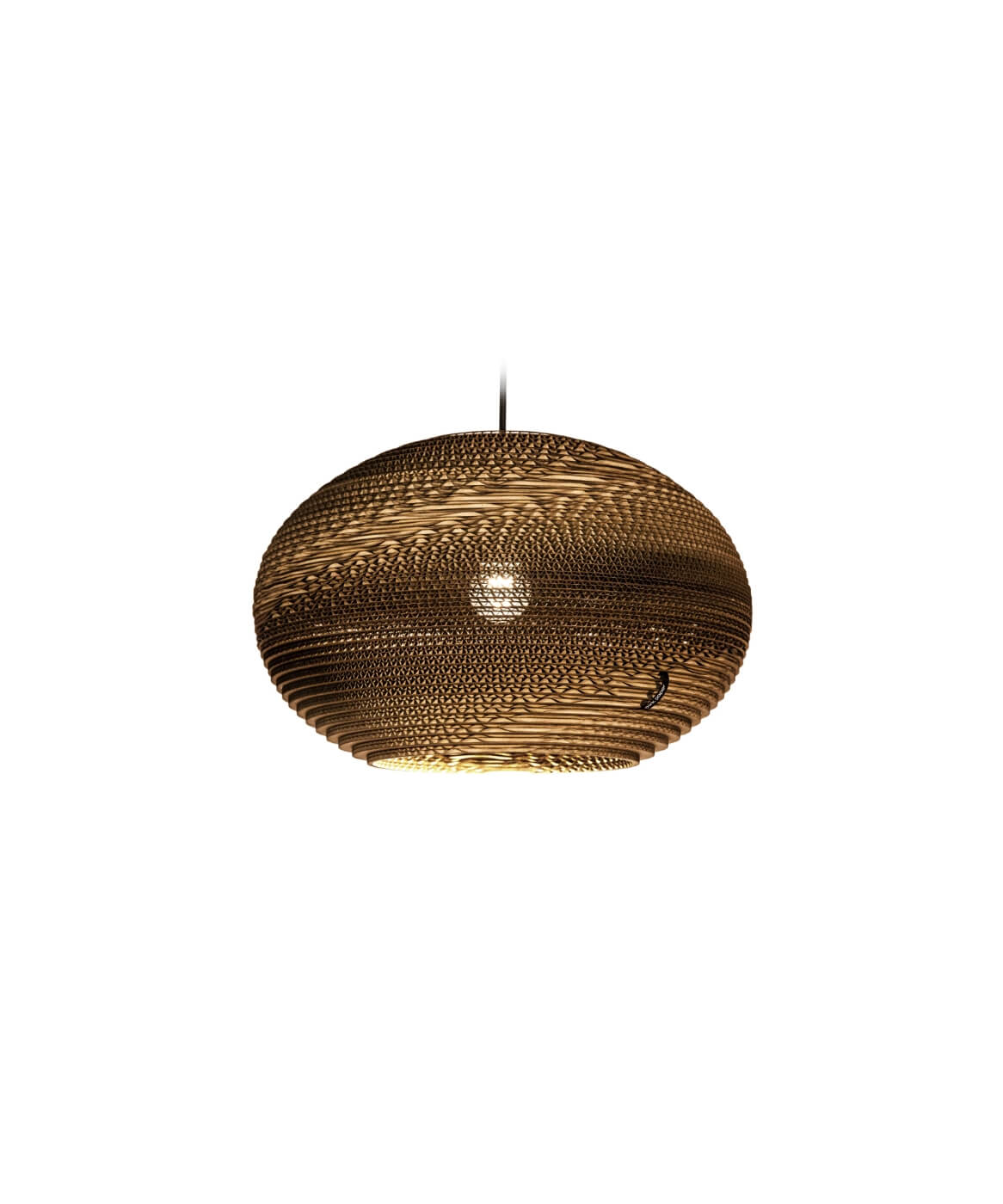 Classy Pendant - Natural Kraft