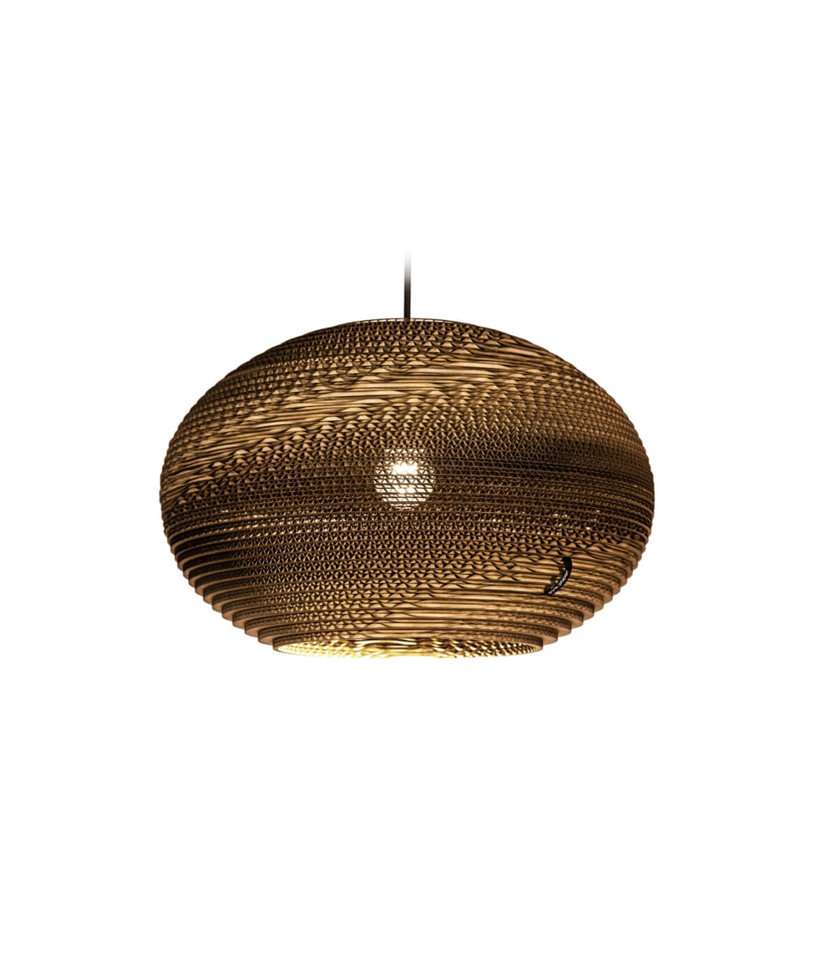 Classy Pendant - Natural Kraft
