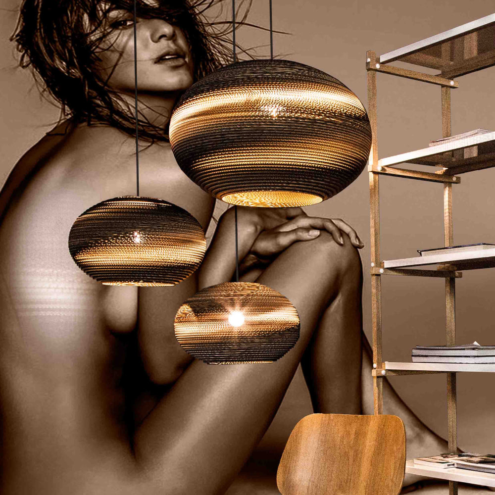Classy Pendant - Natural Kraft